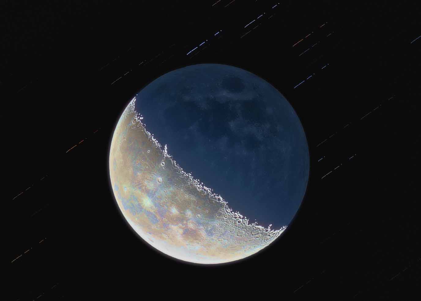 Imagen de la Luna, del fotógrafo Vicent Peris.